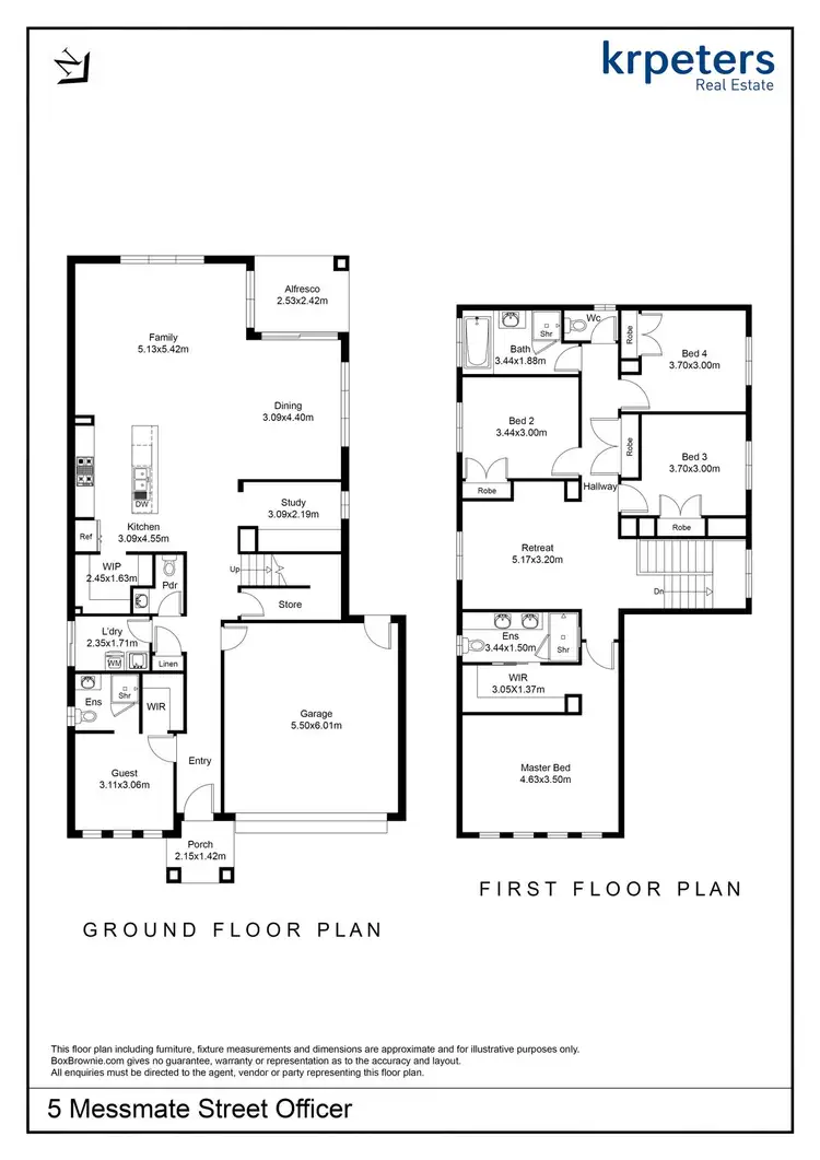 Floorplan of Homely house listing, 5 Messmate Street, Officer VIC 3809