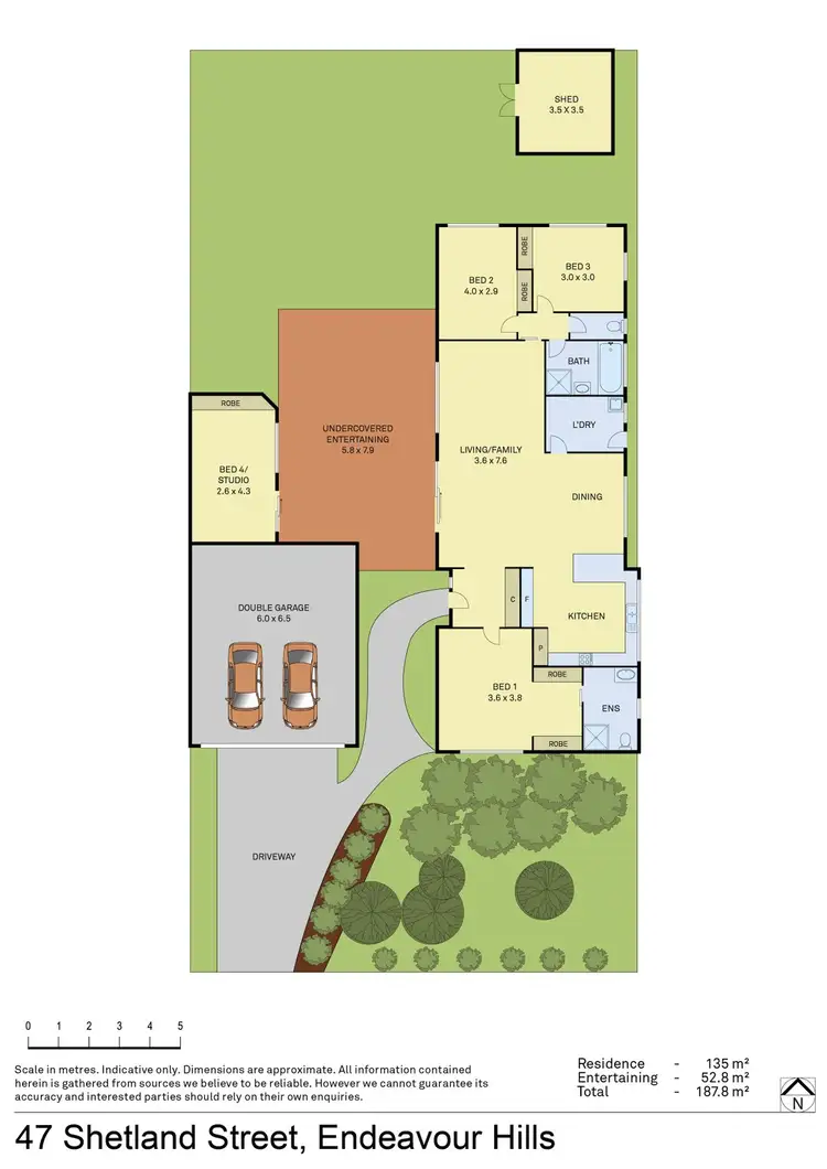 Floorplan of Homely house listing, 47 Shetland Street, Endeavour Hills VIC 3802