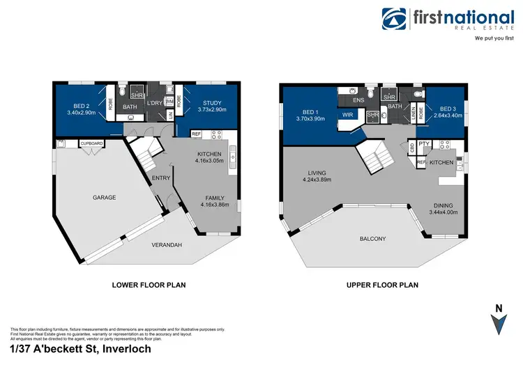 Floorplan of Homely house listing, 1/37 Abeckett Street, Inverloch VIC 3996