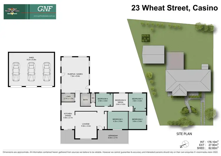 Floorplan of Homely house listing, 23 Wheat Street, Casino NSW 2470