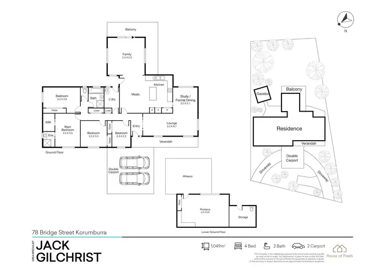 Floorplan of Homely house listing, 78 Bridge Street, Korumburra VIC 3950