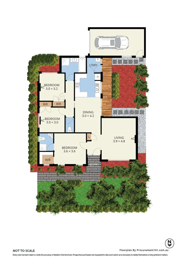 Floorplan of Homely unit listing, 1/44 Vermont Street, Glen Waverley VIC 3150