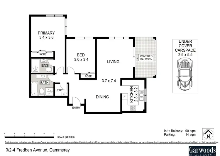 Floorplan of Homely apartment listing, 3/2-4 Fredben Avenue, Cammeray NSW 2062