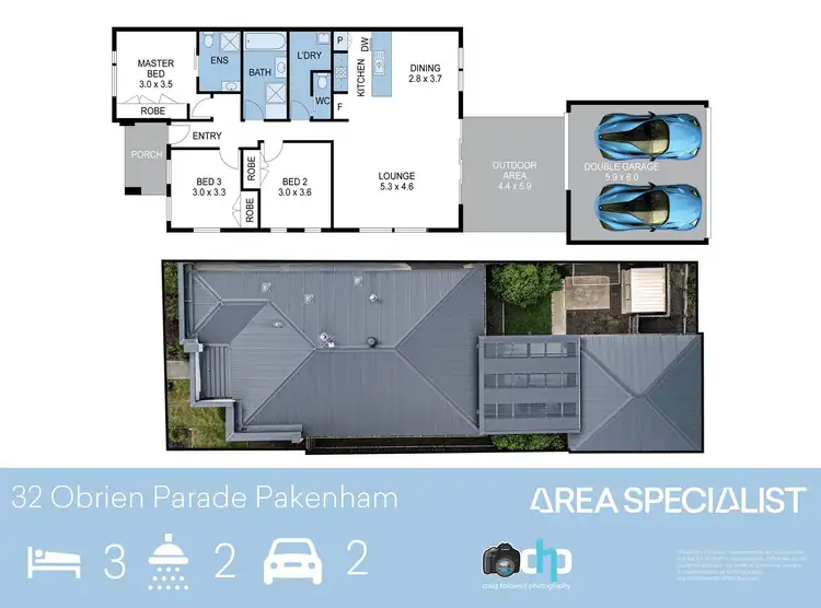 Floorplan of Homely house listing, 32 Obrien Parade, Pakenham VIC 3810