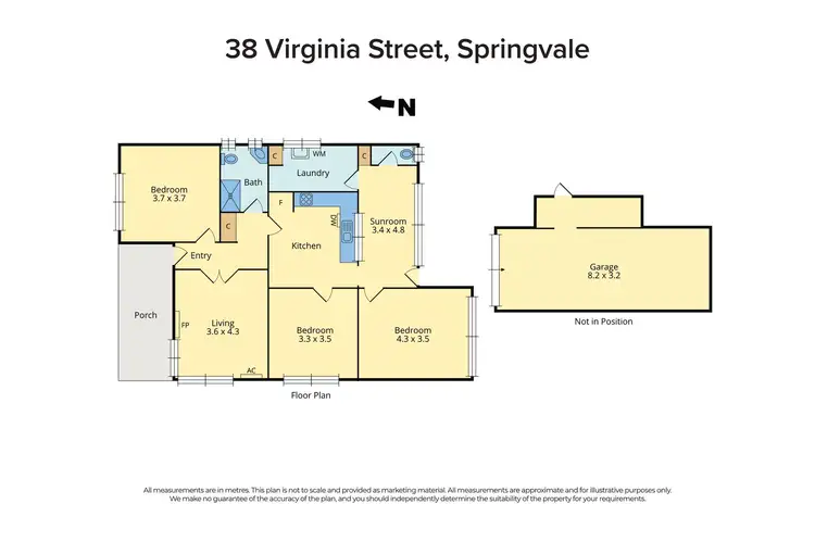 Floorplan of Homely house listing, 38 Virginia Street, Springvale VIC 3171