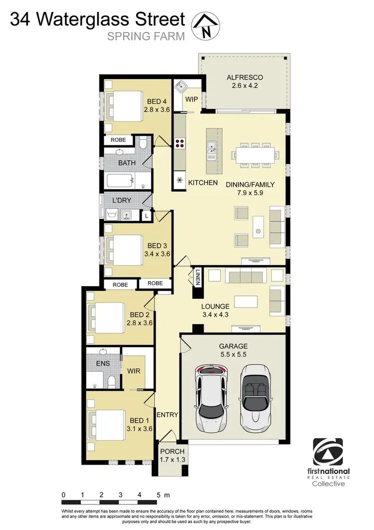 Floorplan of Homely house listing, 34 Waterglass Street, Spring Farm NSW 2570