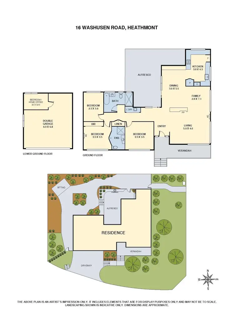 Floorplan of Homely house listing, 16 Washusen Road, Heathmont VIC 3135