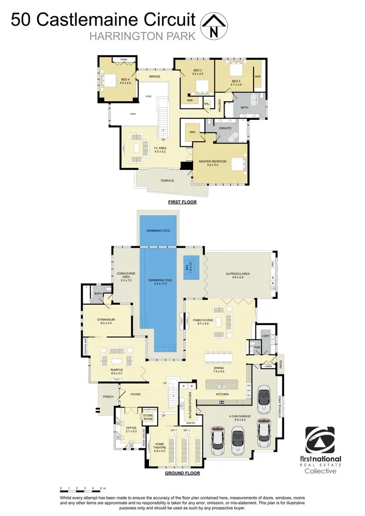 Floorplan of Homely house listing, 50 Castlemaine Circuit, Harrington Park NSW 2567