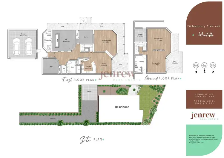 Floorplan of Homely house listing, 26 Medbury Crescent, Montello TAS 7320