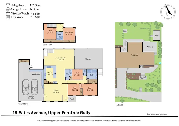 Floorplan of Homely house listing, 19 Bates Avenue, Upper Ferntree Gully VIC 3156