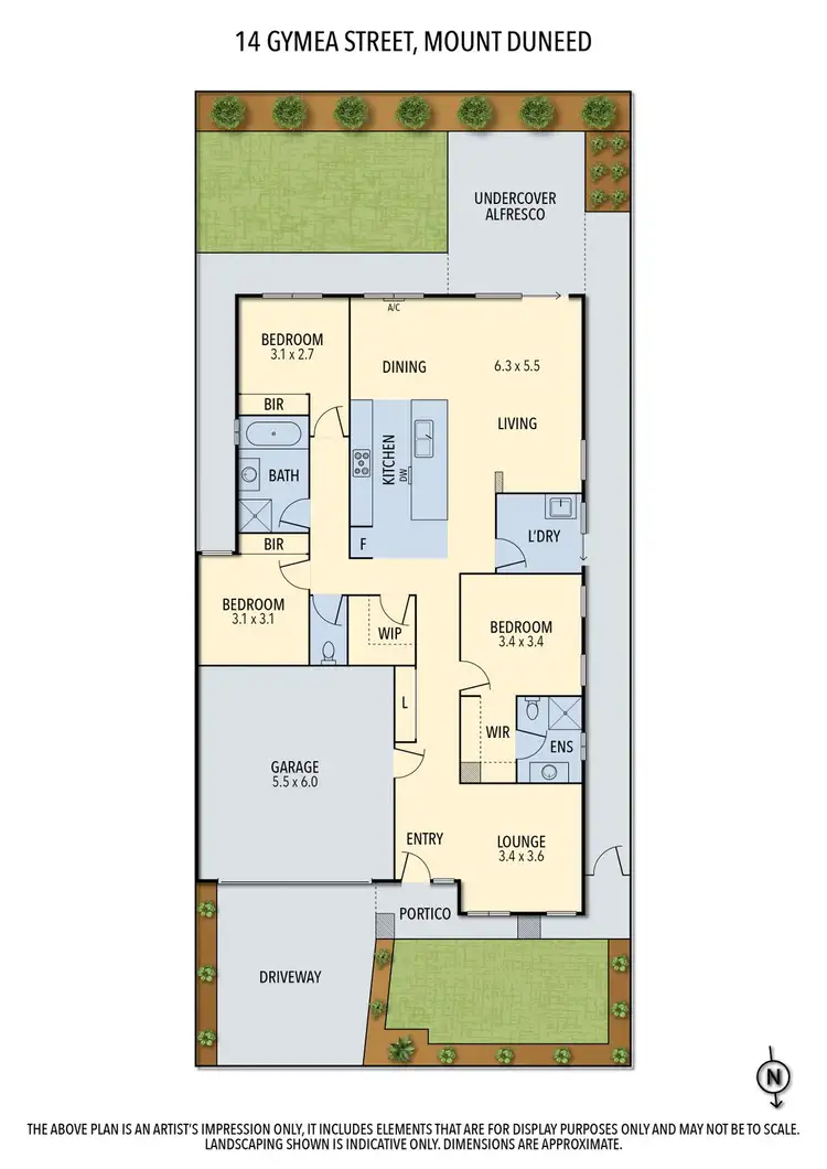 Floorplan of Homely house listing, 14 Gymea Street, Mount Duneed VIC 3217