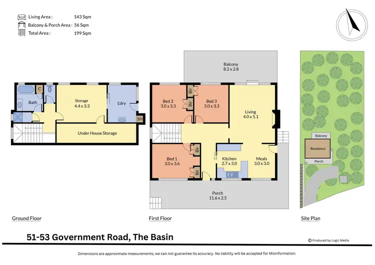 Floorplan of Homely house listing, 51-53 Government Road, The Basin VIC 3154
