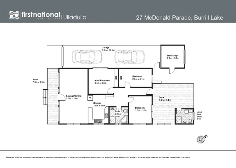 Floorplan of Homely house listing, 27 McDonald Parade, Burrill Lake NSW 2539