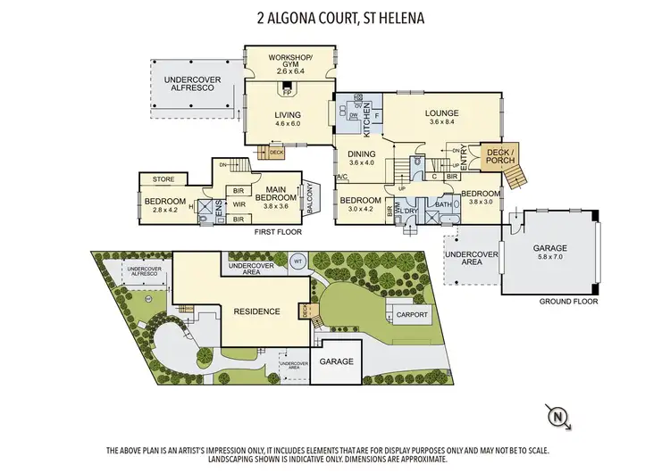 Floorplan of Homely house listing, 2 Algona Court, St Helena VIC 3088