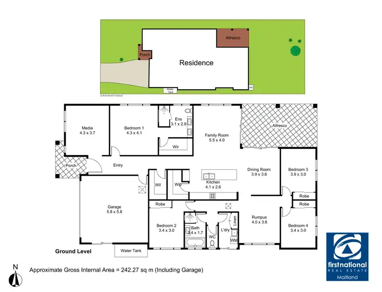 Floorplan of Homely house listing, 18 Red Baron Road, Chisholm NSW 2322