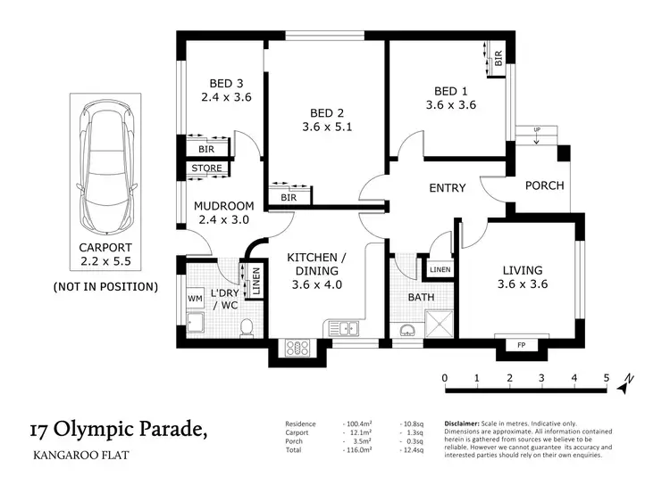 Floorplan of Homely house listing, 17 Olympic Parade, Kangaroo Flat VIC 3555
