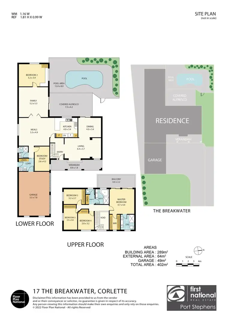 Floorplan of Homely house listing, 17 The Breakwater, Corlette NSW 2315