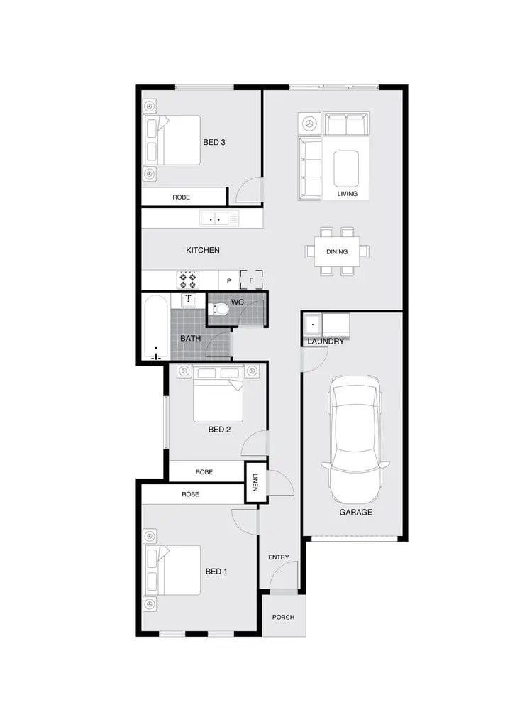 Floorplan of Homely house listing, 72 Jeff Snell Crescent, Dunlop ACT 2615