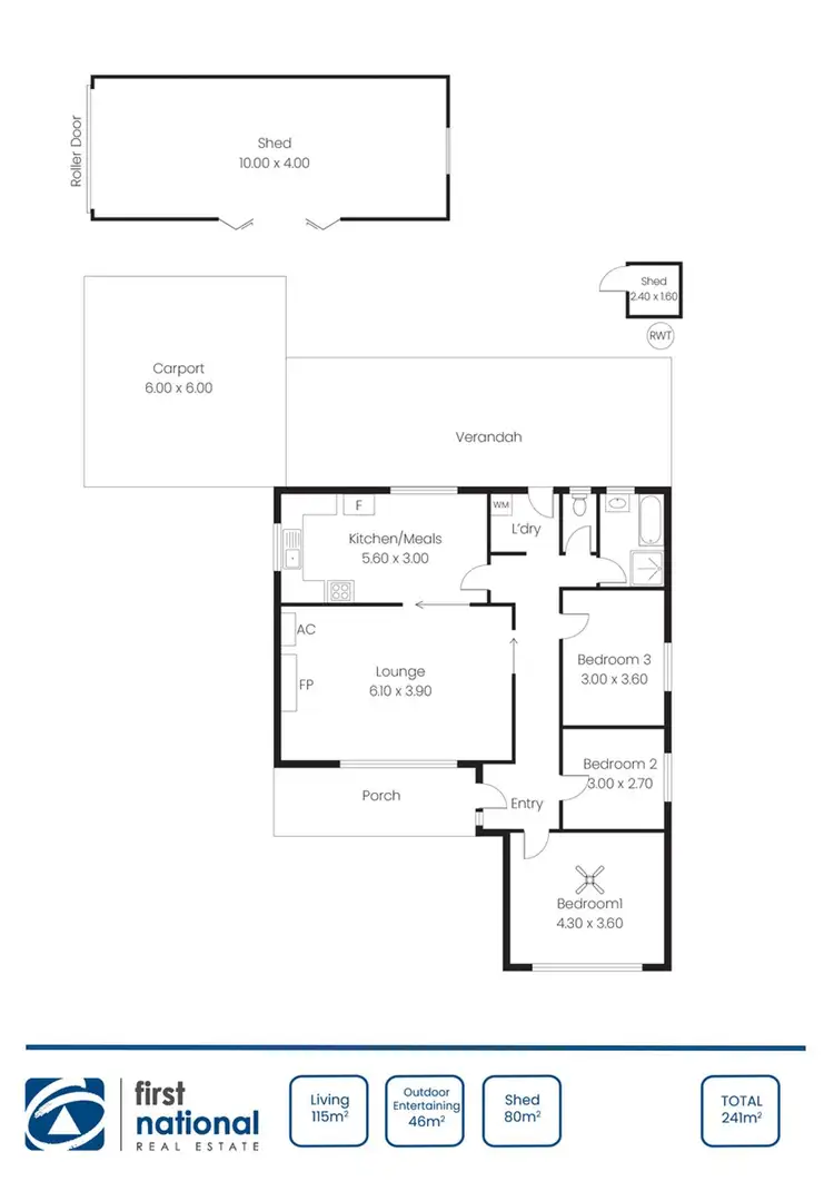 Floorplan of Homely house listing, 1 Victoria Street, Wallaroo SA 5556