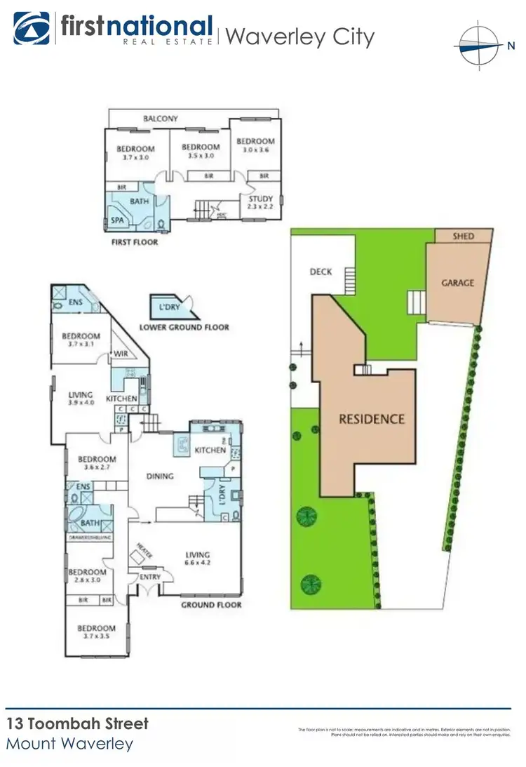 Floorplan of Homely house listing, 13 Toombah Street, Mount Waverley VIC 3149