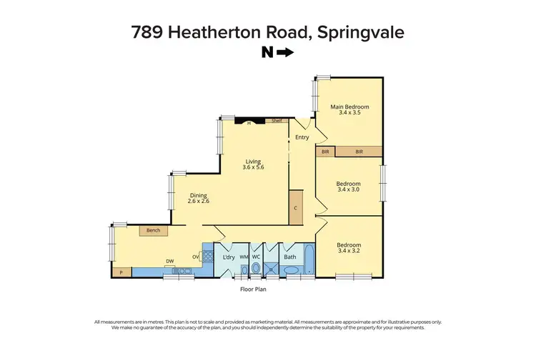 Floorplan of Homely house listing, 789 Heatherton Road, Springvale VIC 3171