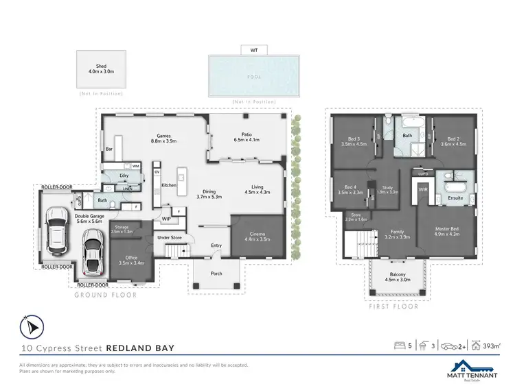Floorplan of Homely house listing, 10 Cypress Street, Redland Bay QLD 4165