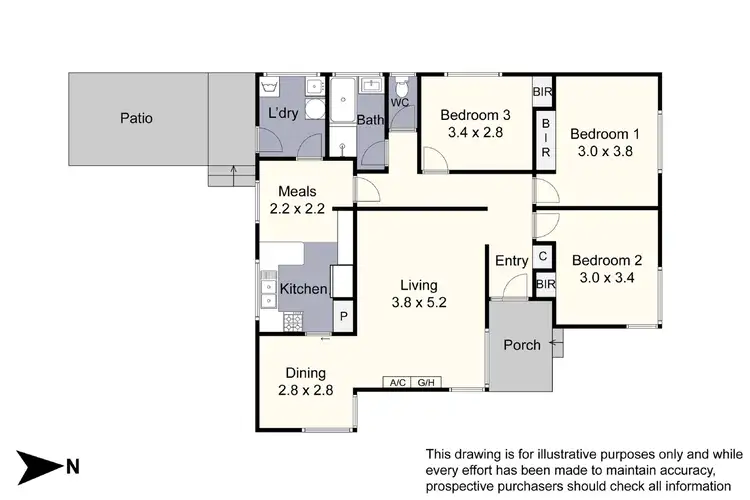 Floorplan of Homely house listing, 66 Kirribilli Avenue, Keysborough VIC 3173