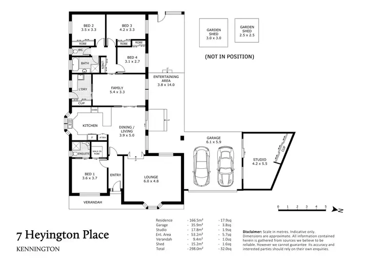 Floorplan of Homely house listing, 7 Heyington Place, Kennington VIC 3550