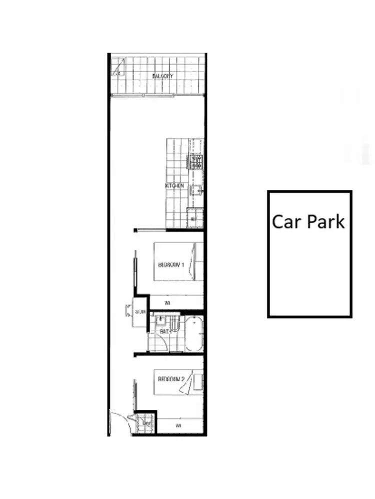 Floorplan of Homely apartment listing, 4/38 Mt Alexander Road, Travancore VIC 3032