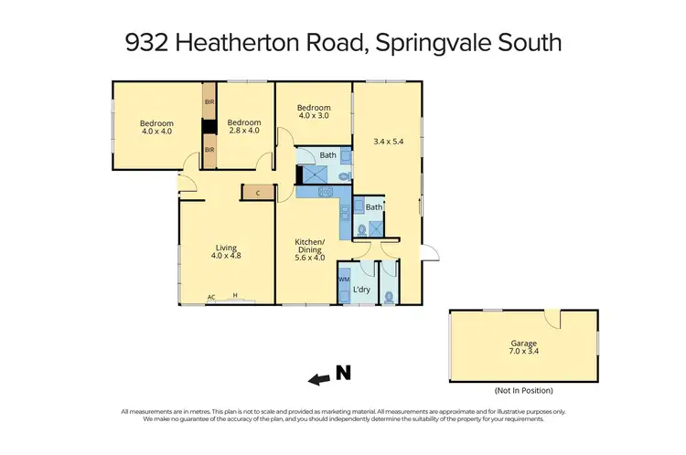 Floorplan of Homely house listing, 932 Heatherton Road, Springvale South VIC 3172
