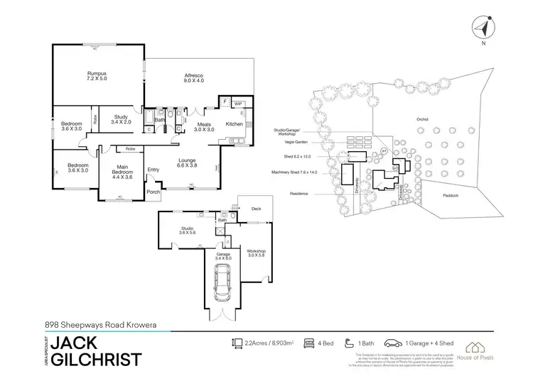 Floorplan of Homely rural property listing, 898 Sheepways Road, Loch VIC 3945