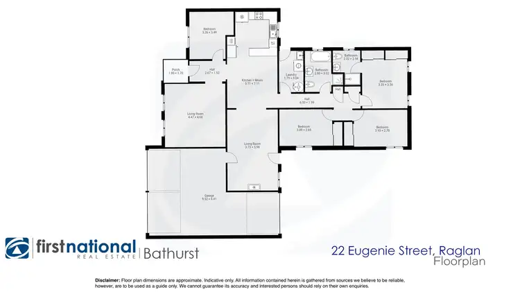 Floorplan of Homely house listing, 22 Eugenie Street, Raglan NSW 2795