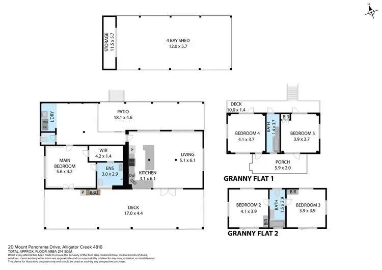 Floorplan of Homely rural property listing, 20 Mount Panorama Drive, Alligator Creek QLD 4816