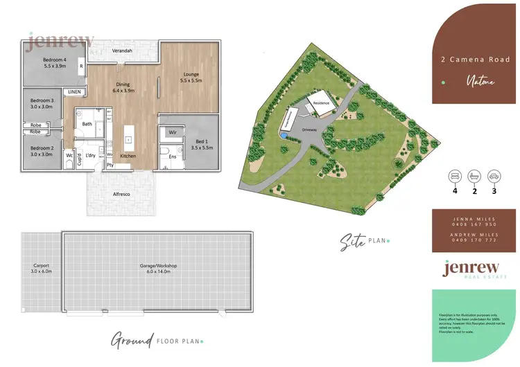 Floorplan of Homely house listing, 2 Camena Road, Natone TAS 7321
