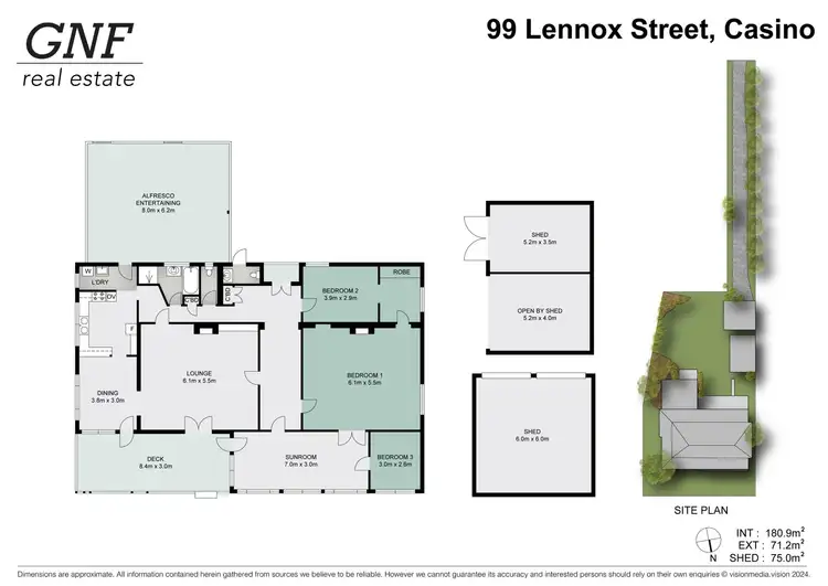 Floorplan of Homely house listing, 99 Lennox Street, Casino NSW 2470