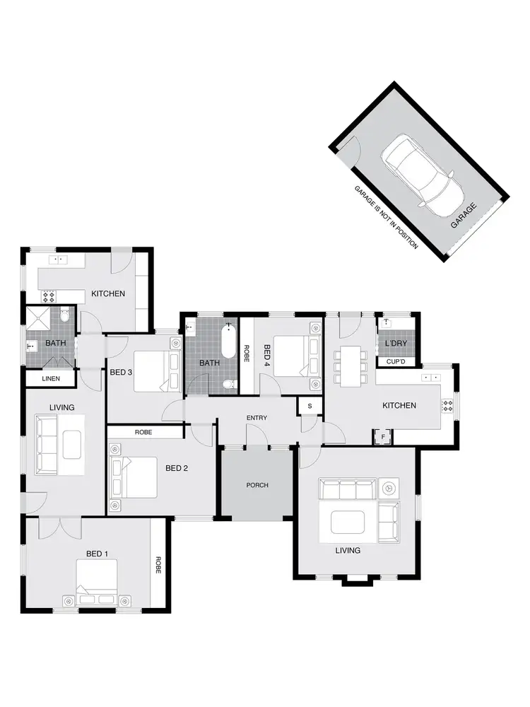 Floorplan of Homely house listing, 44 Euree Street, Reid ACT 2612