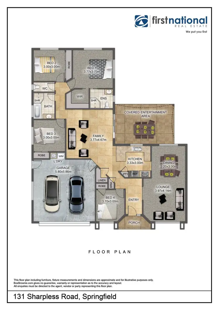 Floorplan of Homely house listing, 131 Sharpless Road, Springfield QLD 4300