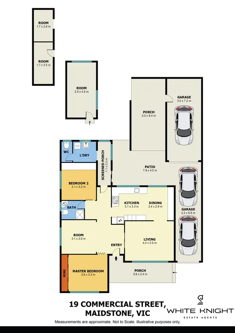 Floorplan of Homely house listing, 19 Commercial Street, Maidstone VIC 3012