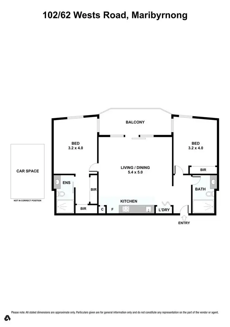 Floorplan of Homely apartment listing, 102/62 Wests Road, Maribyrnong VIC 3032