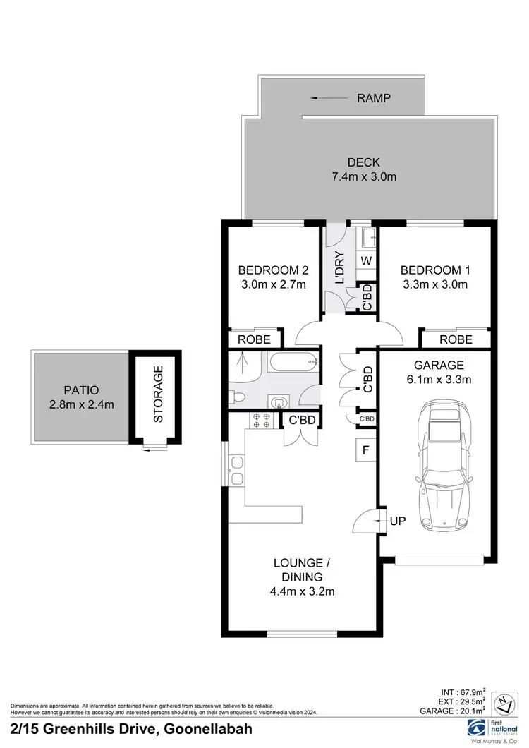 Floorplan of Homely house listing, 2/15 Greenhills Drive, Goonellabah NSW 2480