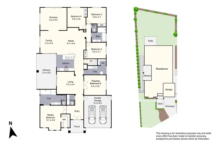 Floorplan of Homely house listing, 1 Brindabella Circuit, Sandhurst VIC 3977