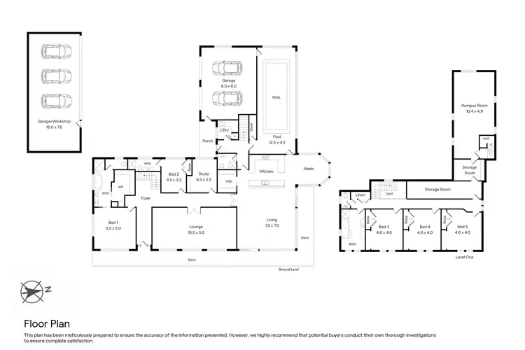 Floorplan of Homely house listing, 49 Heard Crescent, Gisborne South VIC 3437