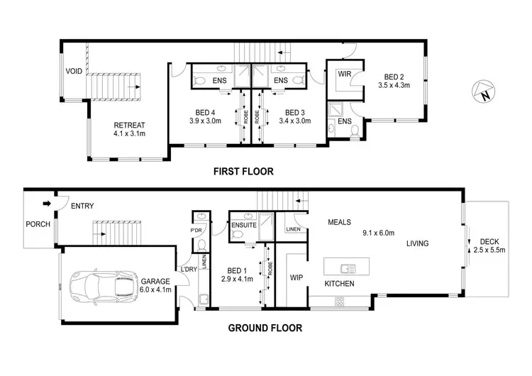 Floorplan of Homely townhouse listing, 20 Cavendish Drive, Templestowe Lower VIC 3107