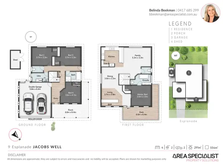 Floorplan of Homely house listing, 9 Esplanade, Jacobs Well QLD 4208