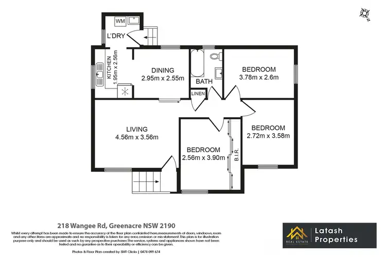 Floorplan of Homely house listing, 218 Wangee Road, Greenacre NSW 2190