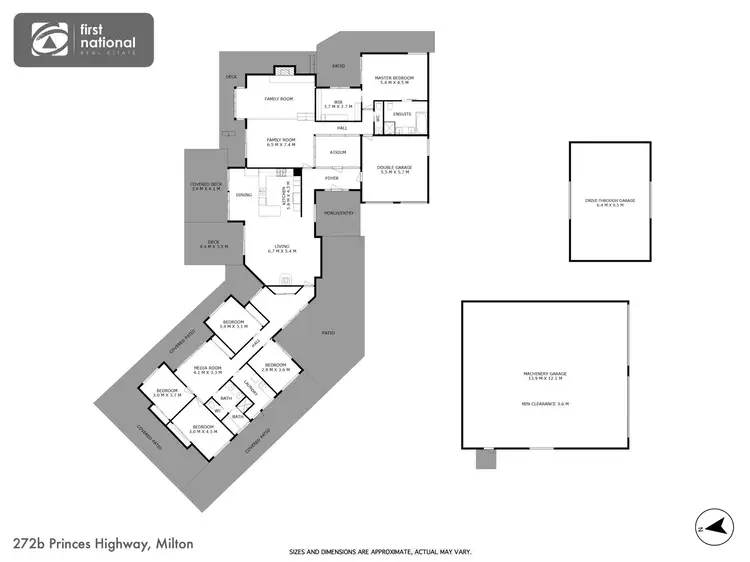 Floorplan of Homely house listing, 272B Princes Highway, Milton NSW 2538