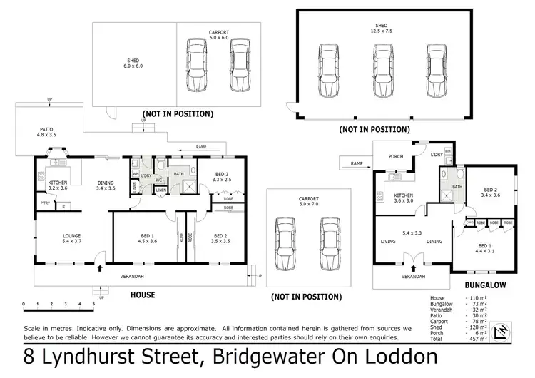 Floorplan of Homely house listing, 6-8 Lyndhurst Street, Bridgewater on Loddon VIC 3516