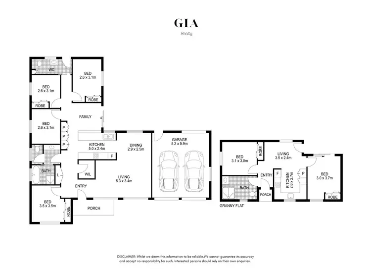 Floorplan of Homely house listing, 5 & 5A Quail Place, Hinchinbrook NSW 2168