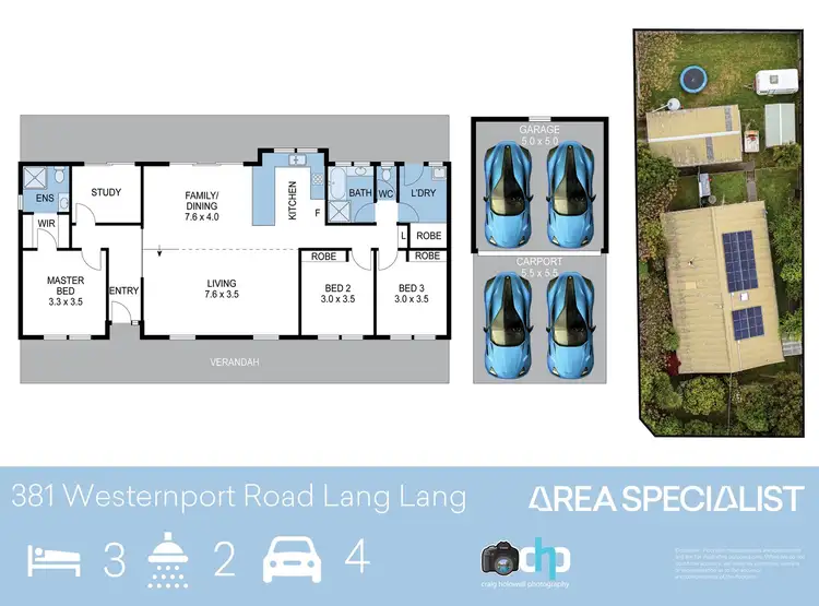 Floorplan of Homely house listing, 381 Westernport Road, Lang Lang VIC 3984