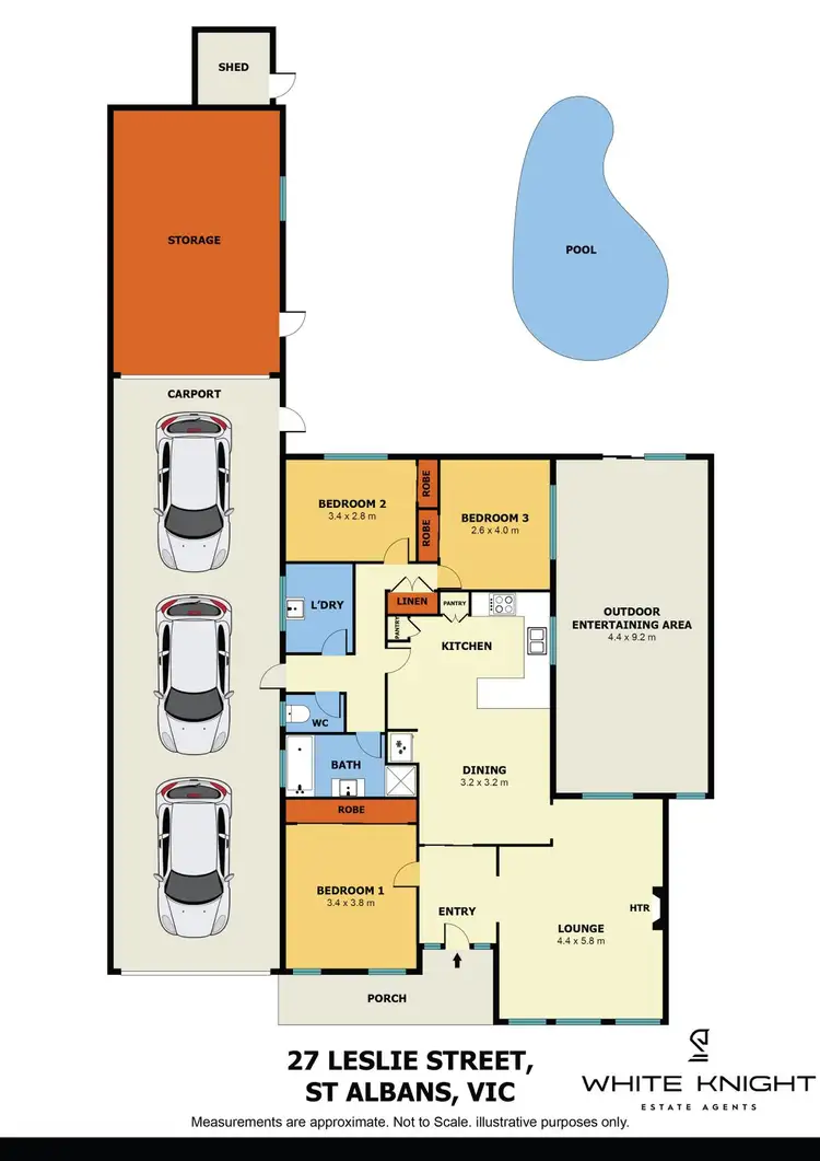 Floorplan of Homely house listing, 27 Leslie Street, St Albans VIC 3021
